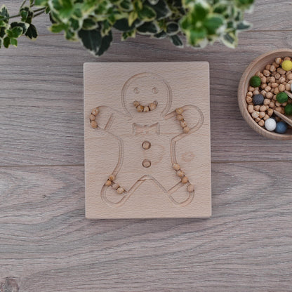 DrawMe Gingerbread Man Sensory Board