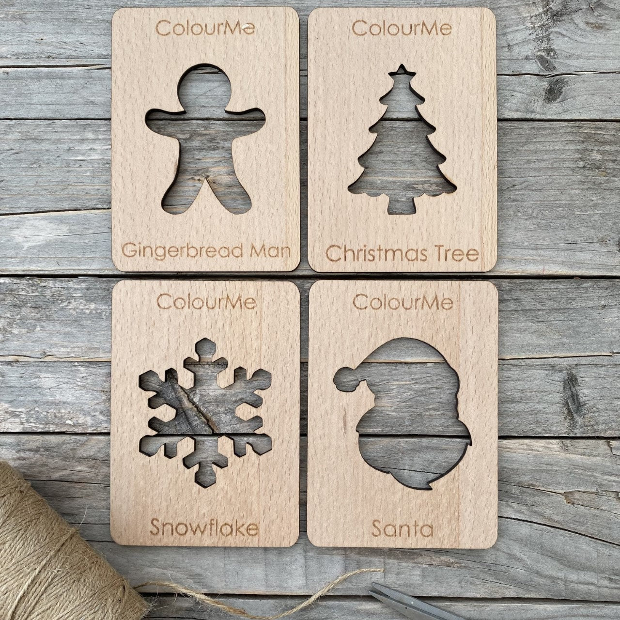 ColourMe Christmas Stencil Set