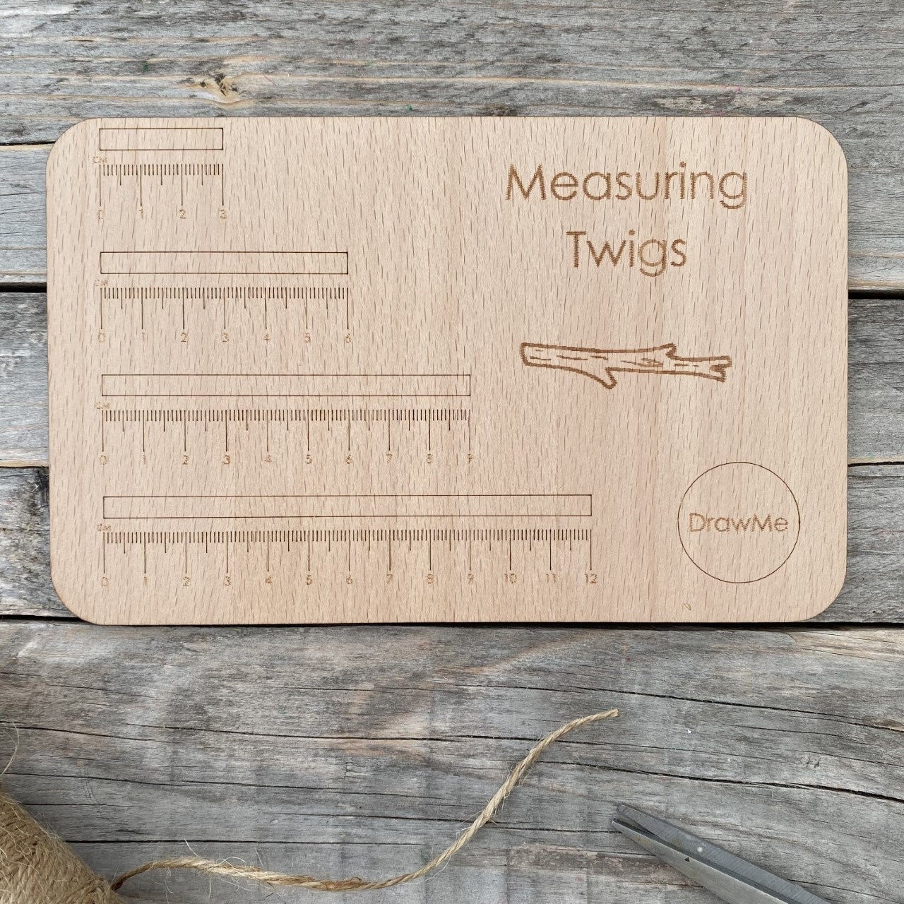 DrawMe Measuring Twigs Card