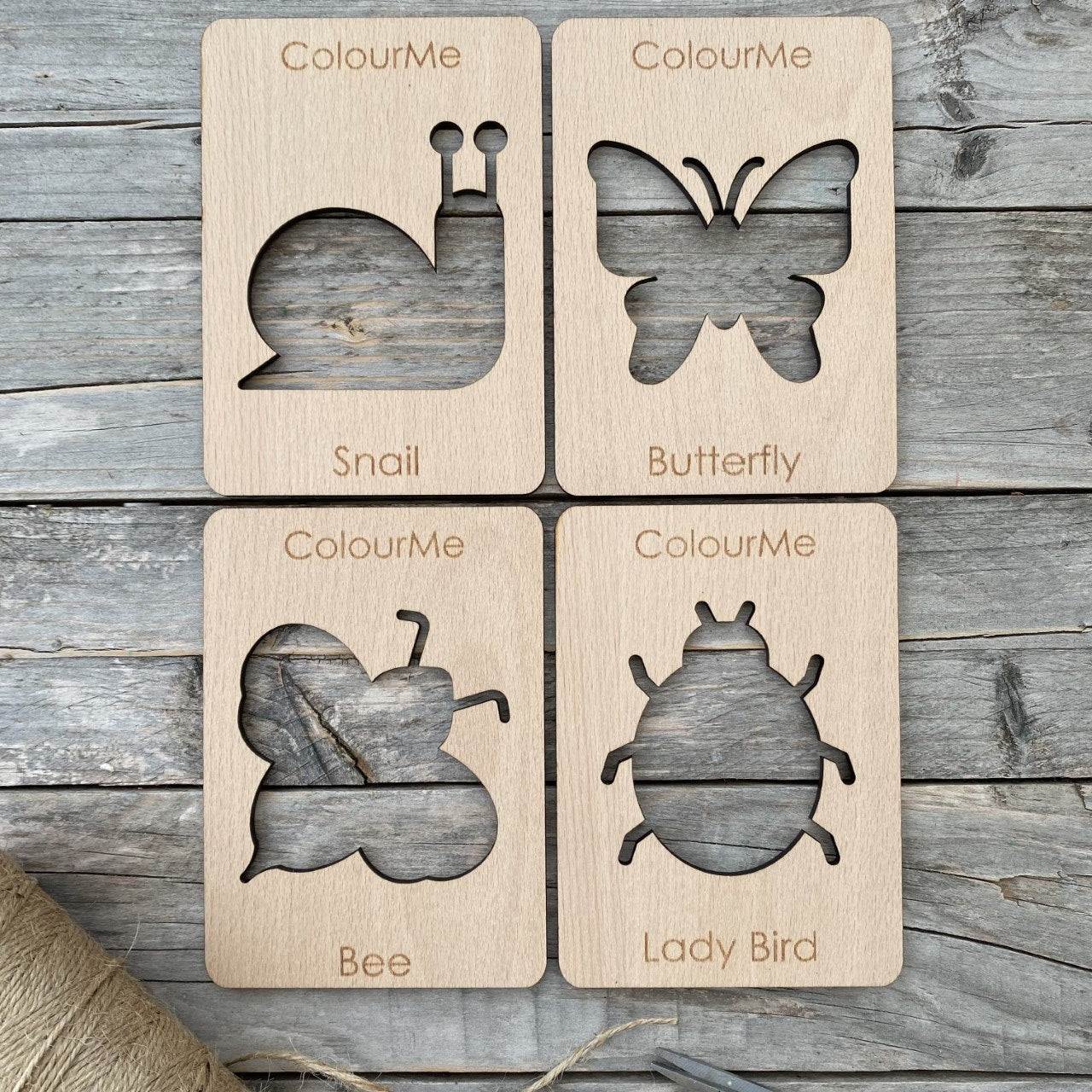ColourMe Mini Beast Stencil Set