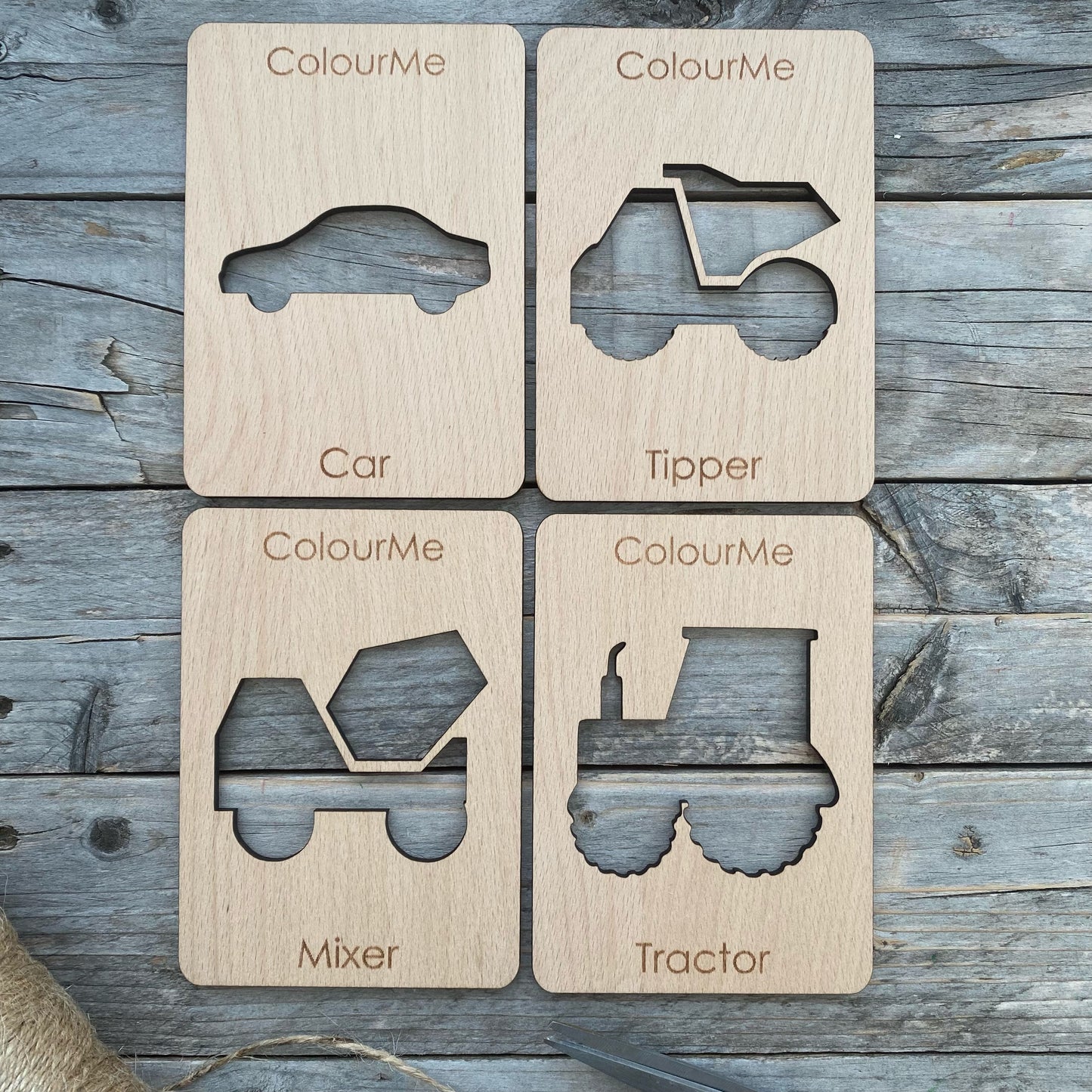 ColourMe Vehicle Stencil Set