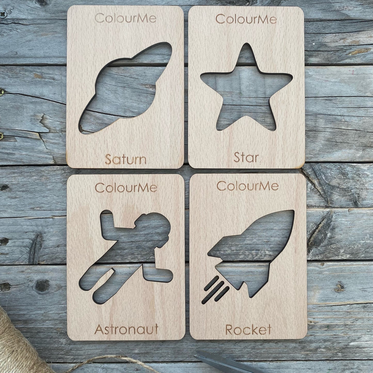 ColourMe Space Stencil Set