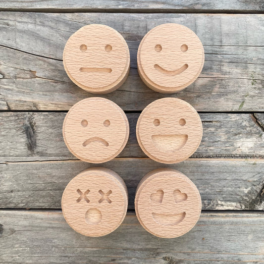 DrawMe Emotion Wooden Block Stamps
